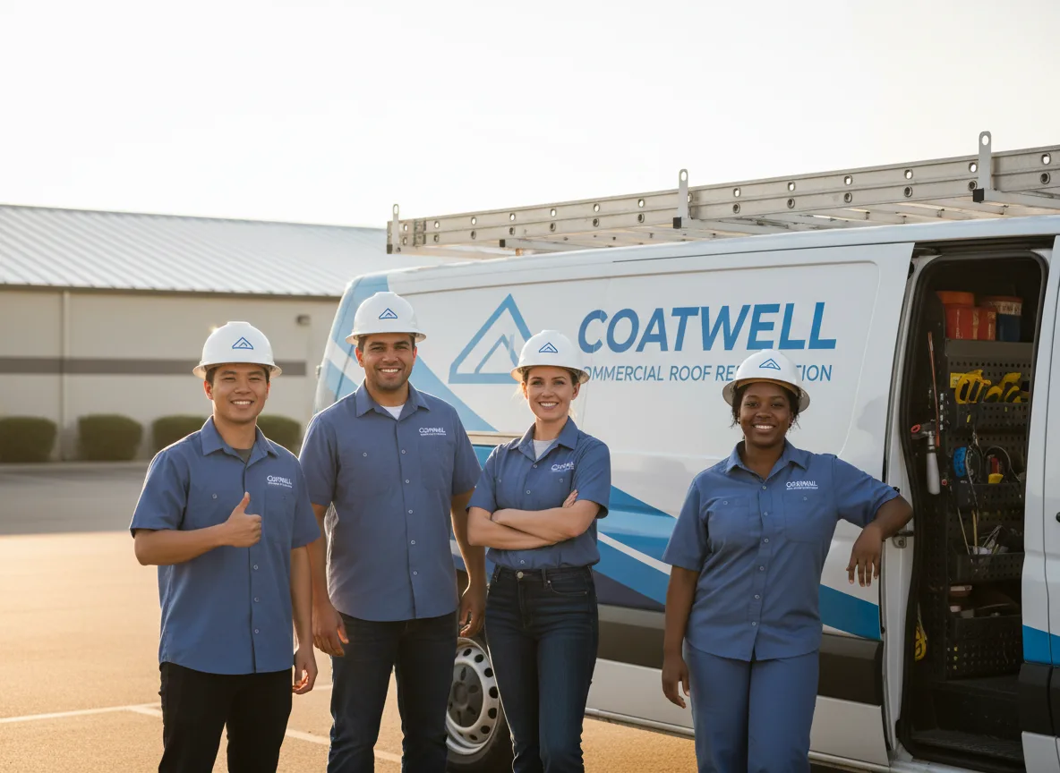 Commercial roof coating company in Westport, NY